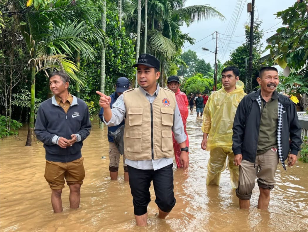 Kondisi wilayah di Kota Solok saat terjadi bencana  banjir bandang pada akhir November hingga Desember tahun lalu.